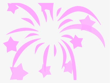 Fireworks Clipart Cute - New Year Fireworks Clipart, HD Png Download, Transparent PNG