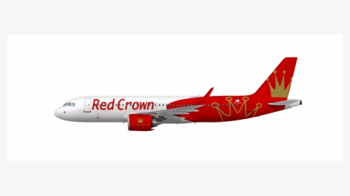 Red Crown Airbus A320neo - Boeing 737 Next Generation, HD Png Download, Transparent PNG