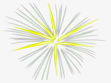 Fireworks Clipart Yellow - Firework Cartoon Png, Transparent Png, Transparent PNG