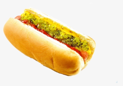 Hot Dog Png Free Download - Hot Dog Mustard Relish, Transparent Png, Transparent PNG