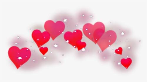 #hearts #red #redhearts #sparkles #heartcrown #freetoedit - Black Photobooth Hearts Png, Transparent Png, Transparent PNG