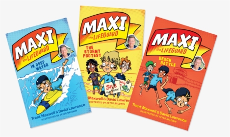 Comic Book , Transparent Cartoons - Maxi The Lifeguard Books, HD Png Download, Transparent PNG