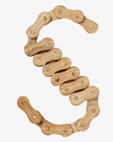 Wooden Chain Font - Plywood, HD Png Download, Transparent PNG