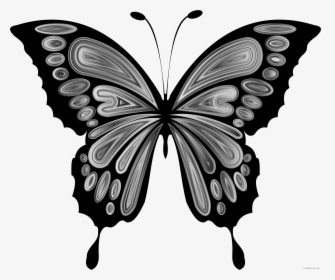 Prismatic Butterfly Remix Clipart - Clip Art Butterfly, HD Png Download, Transparent PNG