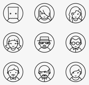 Emoji Clipart Black And White, HD Png Download, Transparent PNG