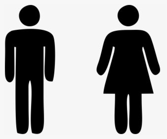 Transparent People In Line Png - Toilets This Way Sign, Png Download, Transparent PNG