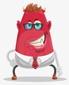 Business Monster Cartoon Character - Cartoon, HD Png Download, Transparent PNG