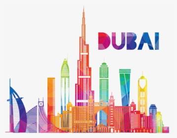 Dubai Khalifa Illustration Royalty-free Vector Skyscraper - Burj Khalifa Vector Png, Transparent Png, Transparent PNG