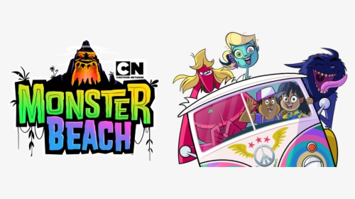 Monster Beach Cartoon Network Logo, HD Png Download, Transparent PNG
