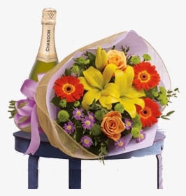 Flowers And Champagne Bright Lights, HD Png Download, Transparent PNG