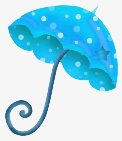 Blue Umbrella White Dot Clipart - Blue Umbrella Png Clipart, Transparent Png, Transparent PNG