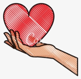 Pencil Drawing Clip Art On Good Heart, HD Png Download, Transparent PNG