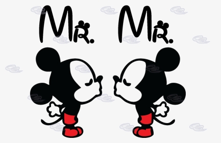 Draw Mickey Mouse And Minnie Mouse, HD Png Download, Transparent PNG