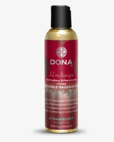 Dona Kissable Massage Oil Strawberry Souffle - Cosmetics, HD Png Download, Transparent PNG