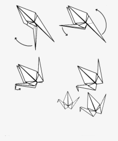 Transparent Paper Crane Png - Origami, Png Download, Transparent PNG
