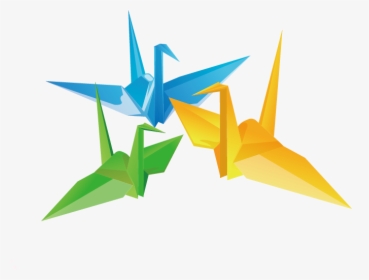 Kisspng Thousand Origami Cranes Paper Orizuru Vector - Origami Cranes Png, Transparent Png, Transparent PNG