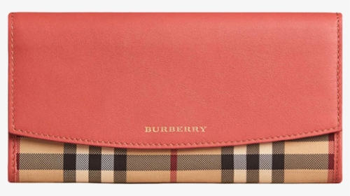 Burberry Goods Orange Wallet Handbag Luxury Tartan - Wallet, HD Png Download, Transparent PNG