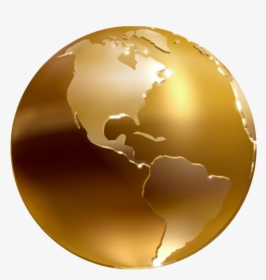 Transparent Globo Terraqueo Png - Golden Globe, Png Download, Transparent PNG