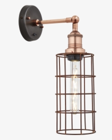 Brooklyn Rusty Cage Wall Light - Sconce, HD Png Download, Transparent PNG