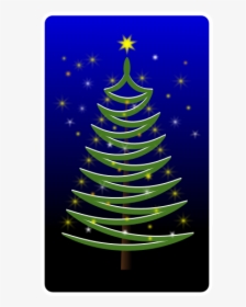 Stylized Christmas Tree - Albero Natale Stilizzato Vettoriale Png, Transparent Png, Transparent PNG