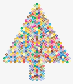 Prismatic Hexagonal Abstract Christmas Tree - Christmas Tree, HD Png Download, Transparent PNG