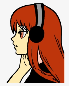 Me Listening 2 Music - Girl Who Loves Music, HD Png Download, Transparent PNG