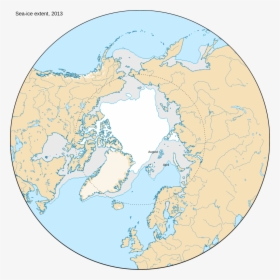Círculo Polar Ártico - Map, HD Png Download, Transparent PNG