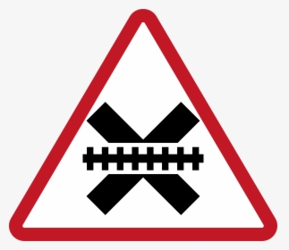 Railroad Crossing Sign Ph Clipart , Png Download - Dangerous Junction Ahead Sign, Transparent Png, Transparent PNG