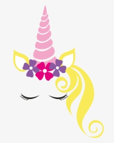 #unicorn #decoration #mask #eyes #pink #flowers #decoration - Unicorn First Day Of School, HD Png Download, Transparent PNG