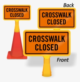 Railroad Clipart Crosswalk Sign - Survey Crew Sign, HD Png Download, Transparent PNG