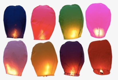 Sky Lantern Png - Sky Lantern Multicolor, Transparent Png, Transparent PNG