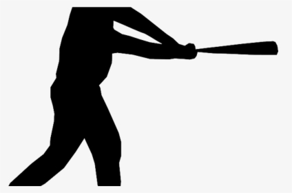 Baseball Bat Hit Free Vector Graphic On Pixabay - Clip Art Baseball Player, HD Png Download, Transparent PNG
