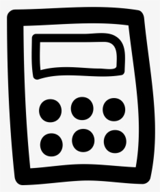Calculator Doodle - Калькулятор Вектор, HD Png Download, Transparent PNG