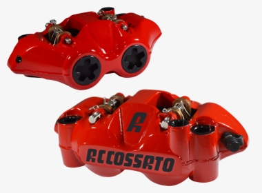 Accossato Radial Brake Caliper Set Forged W/ Zxc Carbon - Aftermart Motorcycle Brake Calipers, HD Png Download, Transparent PNG