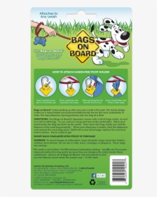 Bags On Board Dog Waste Bag Bone Dispenser With 30 - Bags On Board, HD Png Download, Transparent PNG