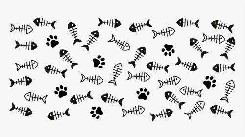 Paws And Fish Art, HD Png Download, Transparent PNG