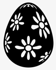 Easter Egg Clipart Black And White Svg - Easter Egg, HD Png Download, Transparent PNG