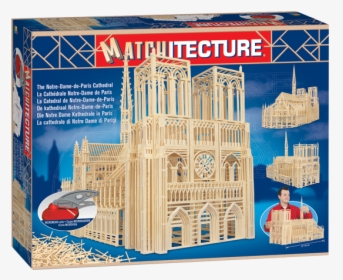 Matchitecture Notre Dame Cathedral Kit 840 X 620mm - Notre Dame Cathedral Toy, HD Png Download, Transparent PNG