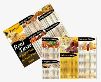Free Restaurant Menu Templates - Menu, HD Png Download, Transparent PNG