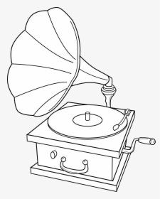 Record Clipart Svg - Record Player Clipart Free, HD Png Download, Transparent PNG