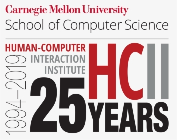 1994 2019 Human Computer Interaction Institute Is Celebrating - Cmu Hcii, HD Png Download, Transparent PNG