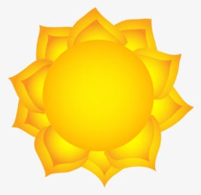 Yellow Sun Png Download - Sunflower, Transparent Png, Transparent PNG