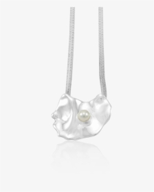 Oyster With White Pearl Pendant Small - Chain, HD Png Download, Transparent PNG