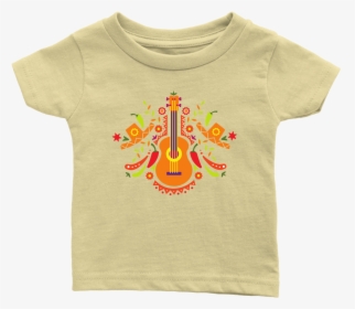 Chili Tex Mex Acoustic Guitar Infant T-shirt - T-shirt, HD Png Download, Transparent PNG