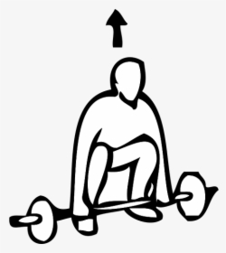 Heavy Weightlifting Exercise Instruction Vector Clip - Sports Clip Art, HD Png Download, Transparent PNG