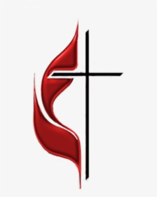 Football Clipart Flame - United Methodist Church, HD Png Download, Transparent PNG