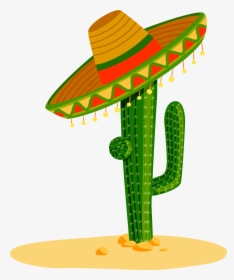 Cactus Mexicano Png - Cactus Con Sombrero Png, Transparent Png, Transparent PNG