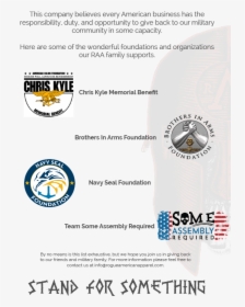 Artboard-2 - Navy Seal Foundation, HD Png Download, Transparent PNG