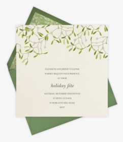 Mistletoe Holiday Invite - Cute Food Valentine Cards, HD Png Download, Transparent PNG
