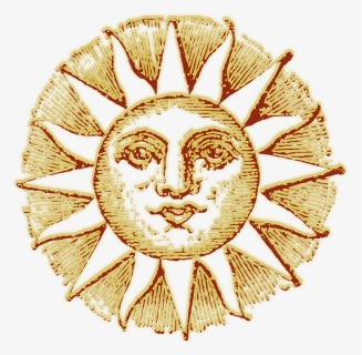 Sun Art Png -this Free Icons Png Design Of Vintage - Old Sun Drawing Png, Transparent Png, Transparent PNG